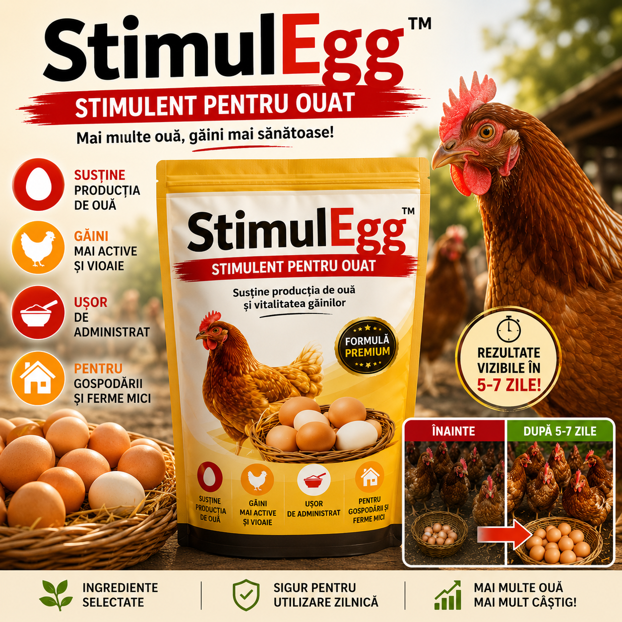 StimulEgg™- Stimulent pentru ouat